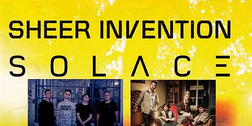 Konzert Sheer Invention (LE) und Solace (DD)