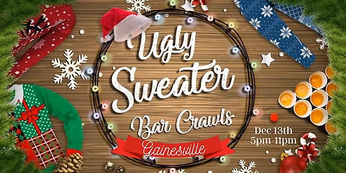 Gainesville, GA Ugly Sweater Bar Crawl