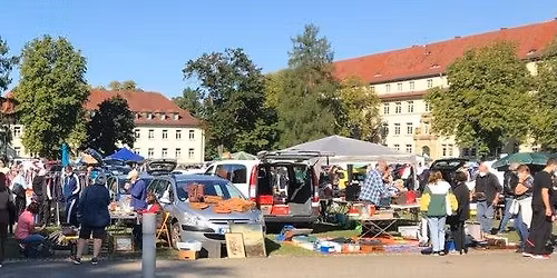 Gro\u00dfer beliebter Flohmarkt Dickh\u00e4uterplatz Ettlingen am Samstag 30.05.2026