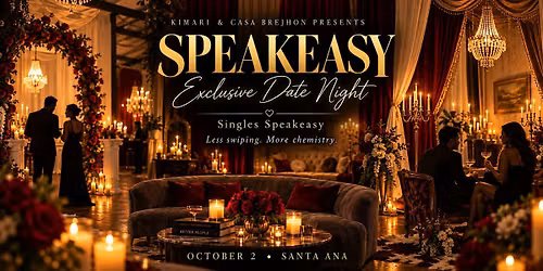 Singles SpeakEasy Date Night