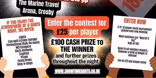 Marine FC Presents: A Night At The Darts