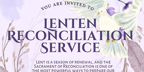 Lenten Reconciliation Service\/Servicio de Reconciliaci\u00f3n Cuaresmal