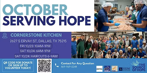 October Volunteer Serving Hope