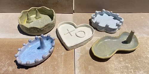 Ceramic Jewelry Dish Pottery Class - Handbuilding Pottery Workshop