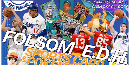 Folsom E.D.H. Sports Cards & Pok\u00e9mon TCG Show