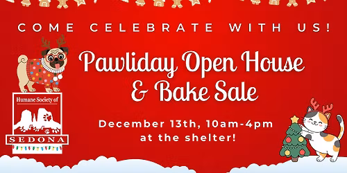 Pawliday Open House & Bake Sale!