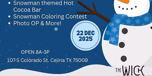 Snowman Celebration Day!