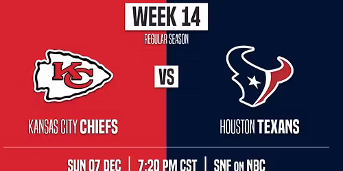 Kansas City Chiefs vs Houston Texans