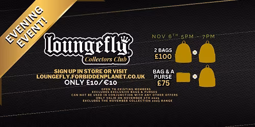 Loungefly Collectors Club Night Nov WOLVERHAMPTON