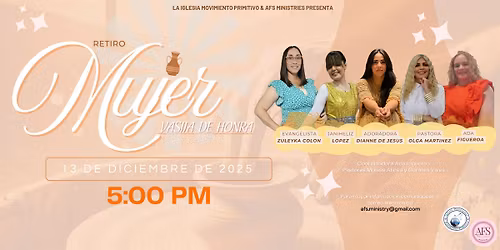 Retiro Mujer Vasija de Honra