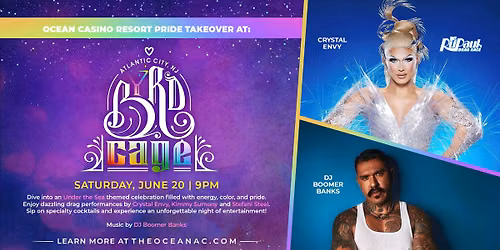 Byrdcage x Ocean Casino Resort Pride Takeover