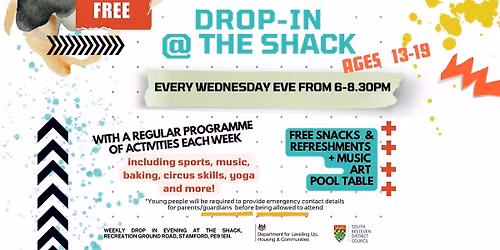 13-19s Drop-In @ The Shack