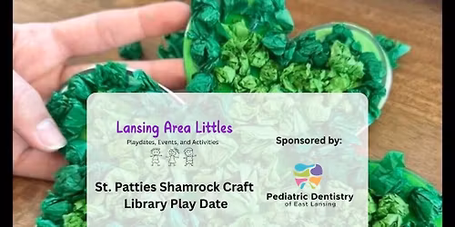 S. Lansing Library Playdate with Craft 