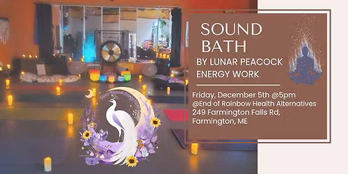 sound bath by lunar peacock energy work