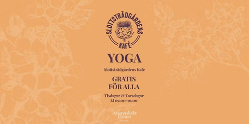 Yoga med Slottstr\u00e4dg\u00e5rdens Kaf\u00e9: Grattis! Det \u00e4r gratis :)