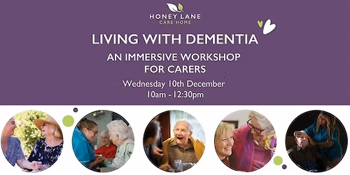 Understanding Dementia - Free Immersive Workshop for Carers