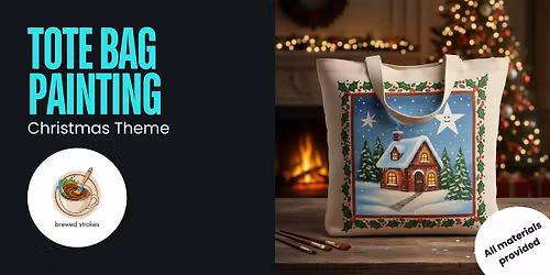 Tote Bag Painting - Christmas Theme
