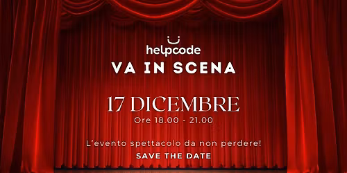 Helpcode va in scena!