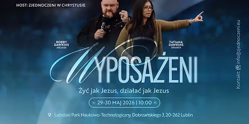 Konferencja WYPOSA\u017bENI | Robby Dawkins & Tatiana Dawkins | 29-30 MAJ | LUBLIN