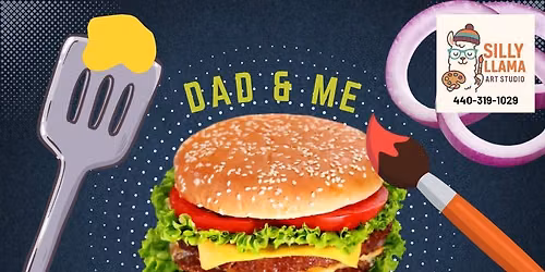 Dad & me Art Night \ud83c\udf54 Burger Still Life paintings