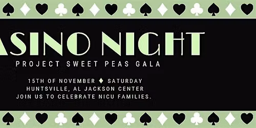 Project Sweet Peas Gala Casino Night