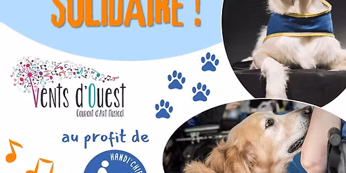 Concert Solidaire au profit de Handi\u2019Chiens le dimanche 16\/11