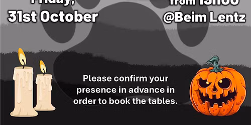 Bear Afterwork Beim Lentz - Halloween Edition