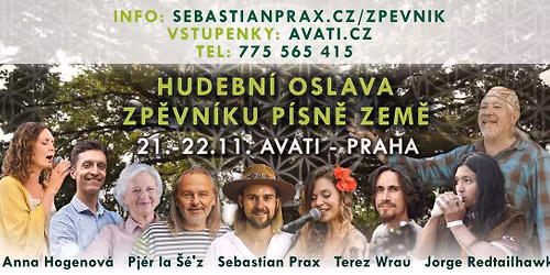 Hudebn\u00ed oslava vyd\u00e1n\u00ed zp\u011bvn\u00edku P\u00edsn\u011b Zem\u011b \ud83c\udf3f koncerty a diskuze s Pj\u00e9r la \u0160\u00e9'z