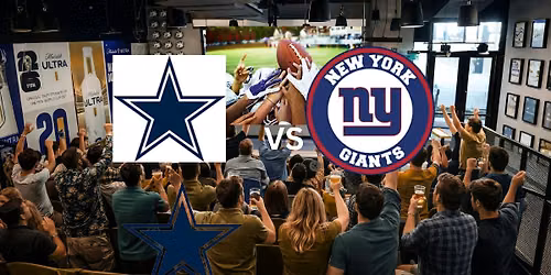 Dallas Cowboys vs NY Giants \u2013 NFL Watch Party