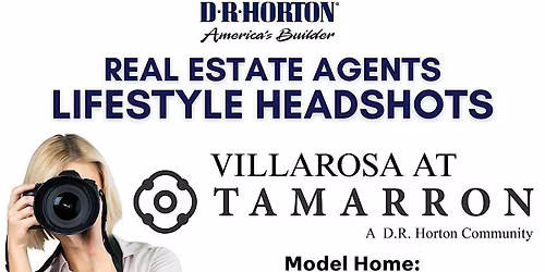 Real Estate Agent Lifestyle Headshot Event in Villarosa at Tamarron