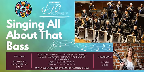 Singing All About That Bass-La Crosse Jazz Orchestra featuring Kristin Korb