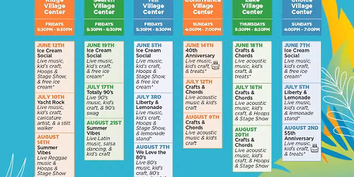 Summer Sounds Series at Hickory Ridge Village Center