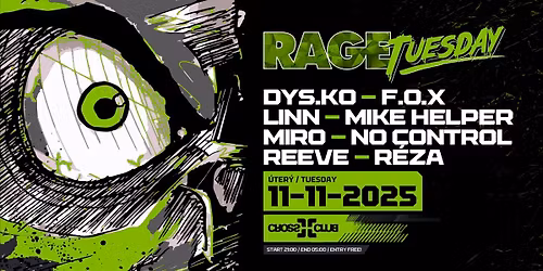 Rage Tuesday w\/ MiRo, Dys.ko\/\/ Cross Club