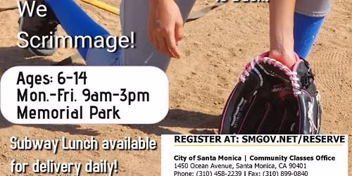Santa Monica Softball Academy Summer Softball Camps!