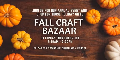 Fall Craft Bazaar