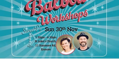 BALBOA Workshops\u2026 two!!!