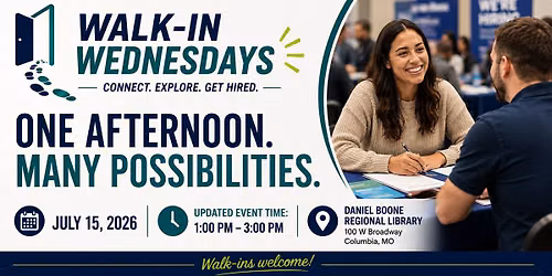 Walk-In-Wednesdays | July 15, 2026