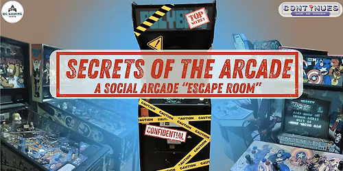 Secrets of the Arcade: A Social Arcade Escape Room