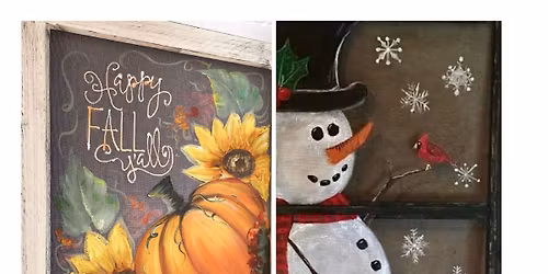 Antique Window Painting Class