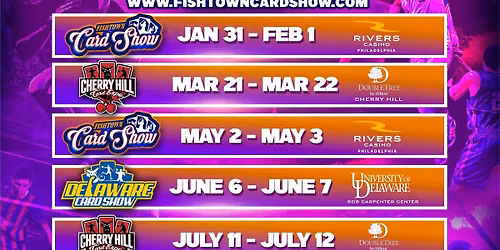 Delaware Card Show: August 8-9, 2026 @ University of Delaware