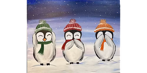 Three Wise Penguins - Paint and Sip in Chicago | Classpop!\u2122