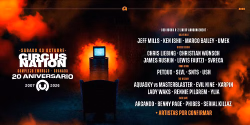 Circus Nation 2026 - [20 ANIVERSARIO] - Evento Oficial. 