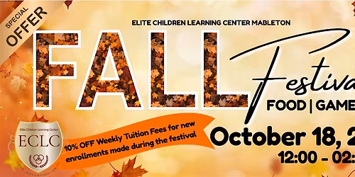 Elite Children Learning Center – Mableton Fall Festival