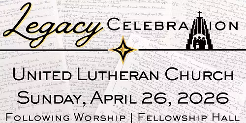 ULC Legacy Celebration Meal 