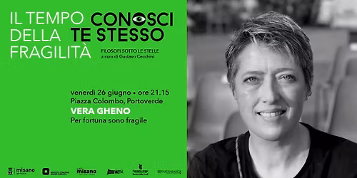 VERA GHENO - Per fortuna sono fragile
