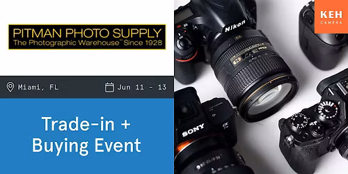 Sell your camera gear (free event- no ticket needed) at Pitman Photo Supply