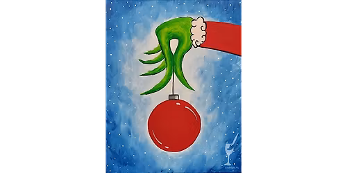 The Grinch\u2019s Hand - Paint and Sip in Houston | Classpop!\u2122