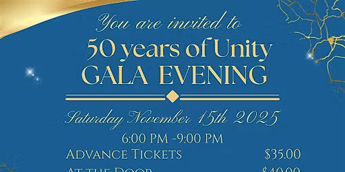 50 Years of Unity Gala Evening