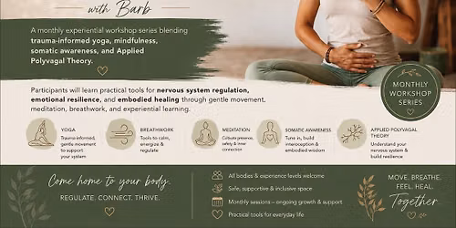 Nervous System Wisdom- A Somatic journey through Yoga, Breath, Meditation & Embodied Healing