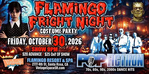 Flamingo Fright Night with Pop Fiction!